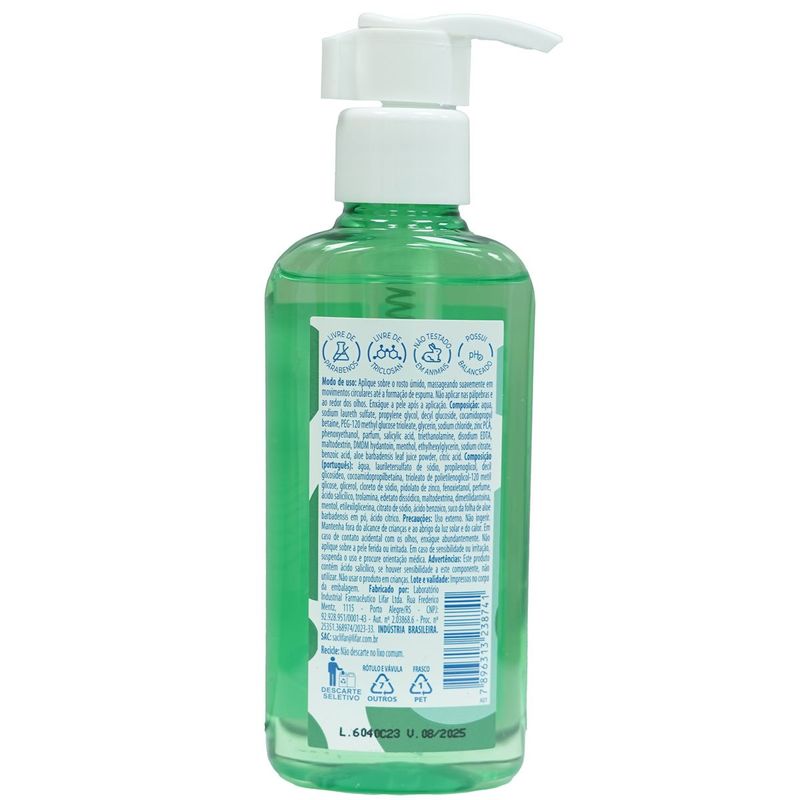 sabonete gel facial daaz controle de oleosidade 140g
