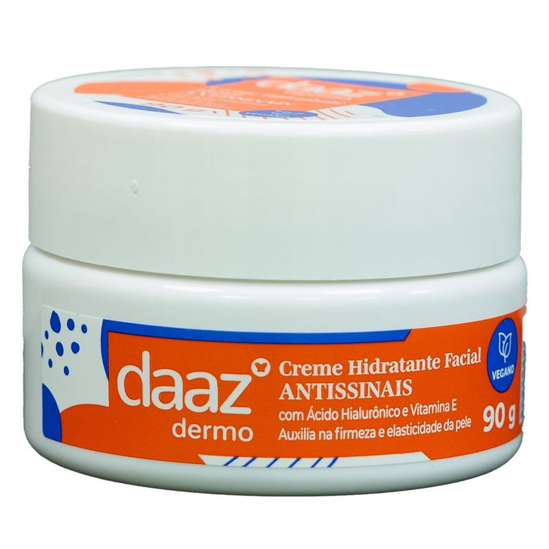creme hidratante facial daaz antissinais 90g