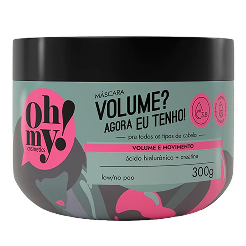máscara oh my! volume? agora eu tenho! 300ml
