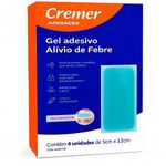 gel adesivo cremer alívio febre 4 unidades