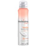 desodorante aerossol antitranspirante herbíssimo vanilla 150ml