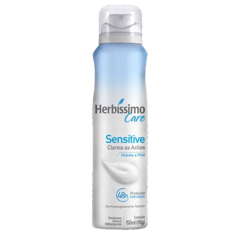 desodorante aerossol antitranspirante herbíssimo sensitive 150ml