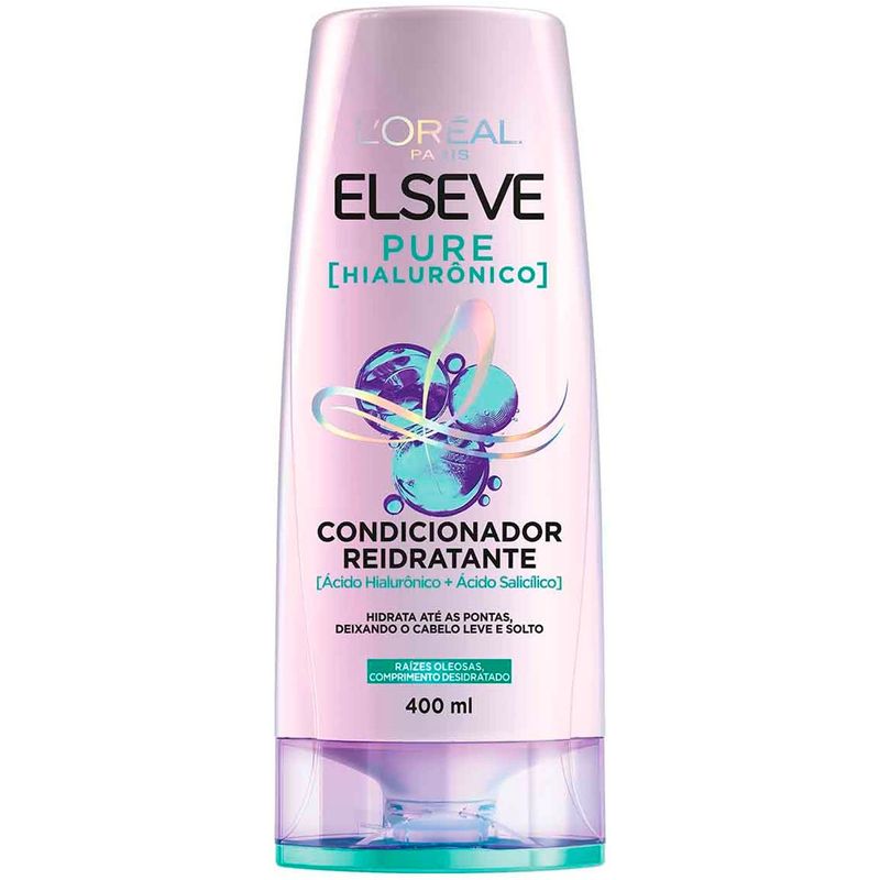 condicionador elseve pure hialurônico 400ml