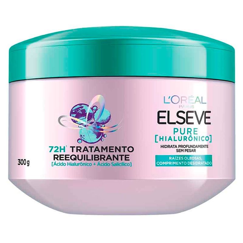 máscara de tratamento elseve pure hialurônico 300ml