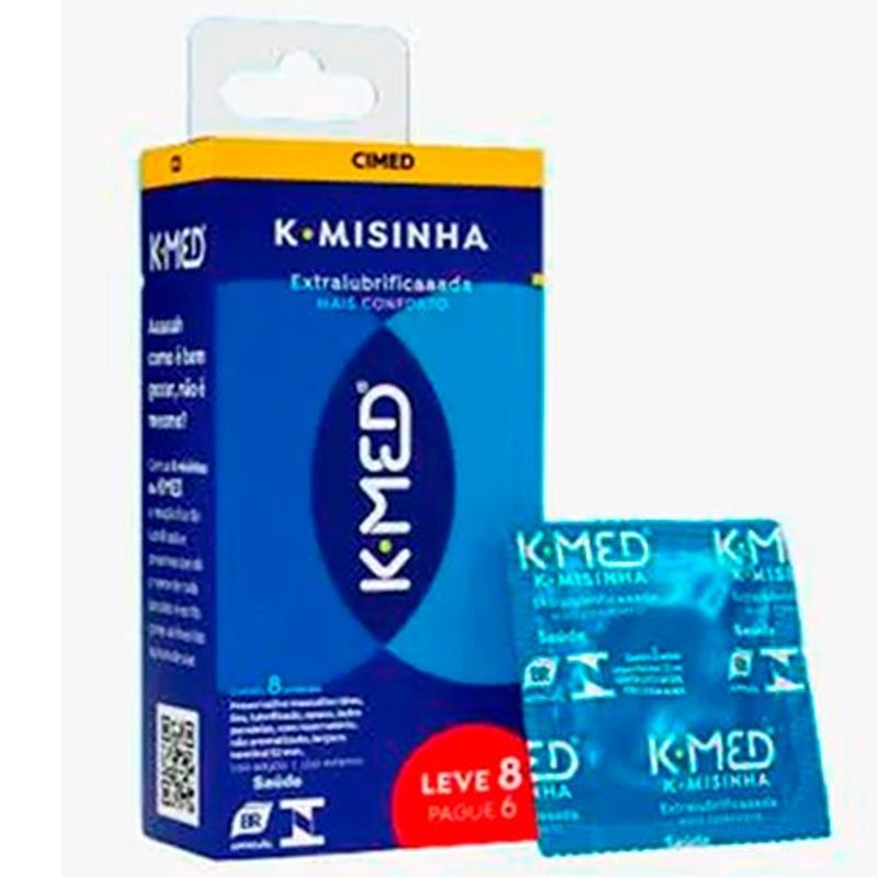 preservativo k-med k-misinha tradicional 8 unidades