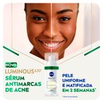 sérum facial nivea luminous 630 antimarcas acne 30ml