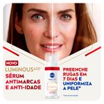 sérum facial nivea cellular luminous 630 antimarcas anti-idade 30ml