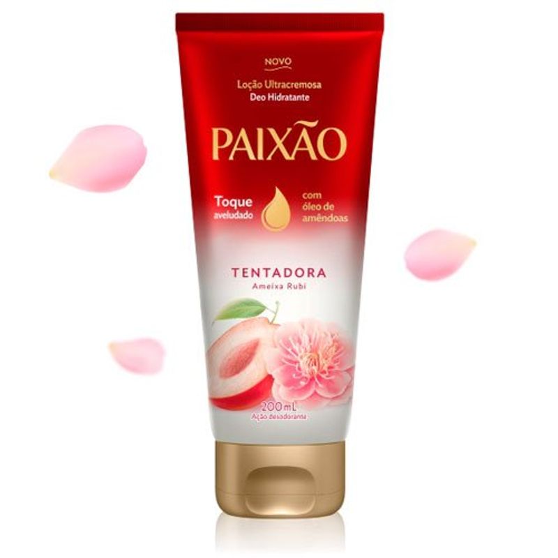 loção ultracremosa deo hidratante paixão tentadora ameixa rubi 200 ml
