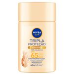 protetor solar facial nivea sun tripla proteção antissinais fps65 40ml
