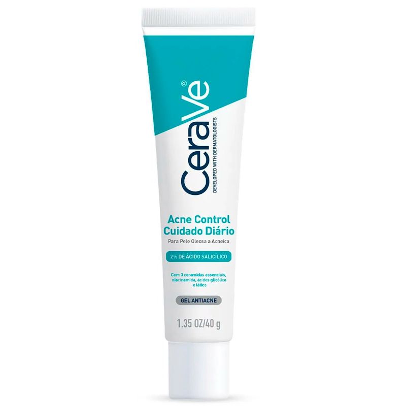 gel antiacne cerave acne control cuidados diário 40g