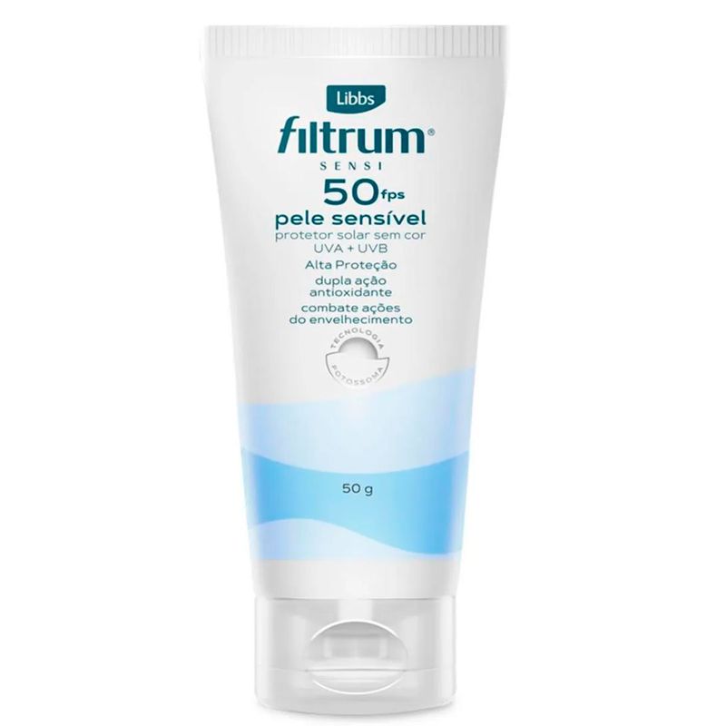 protetor solar filtrum libbs sensi fps 50 50g