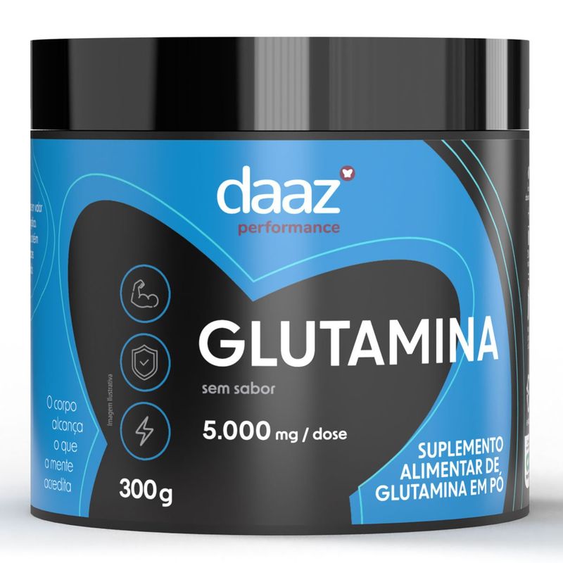 glutamina daaz sem sabor 300g
