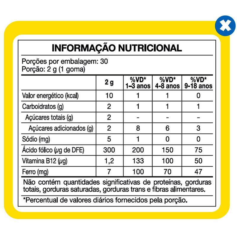 vitatoon kids ferro + b12 30 gomas sabor pêssego maxnutri