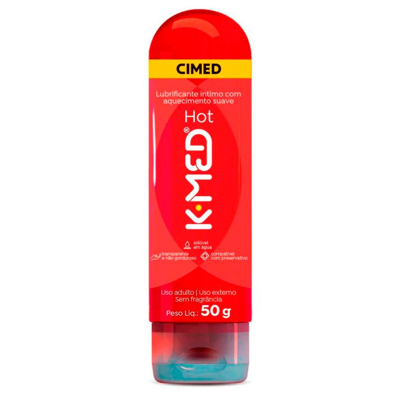 gel lubrificante k-med hot 50g