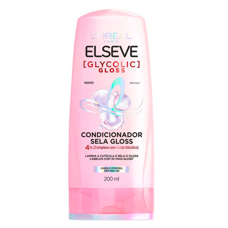 condicionador l'oréal paris elseve glycolic gloss 200ml