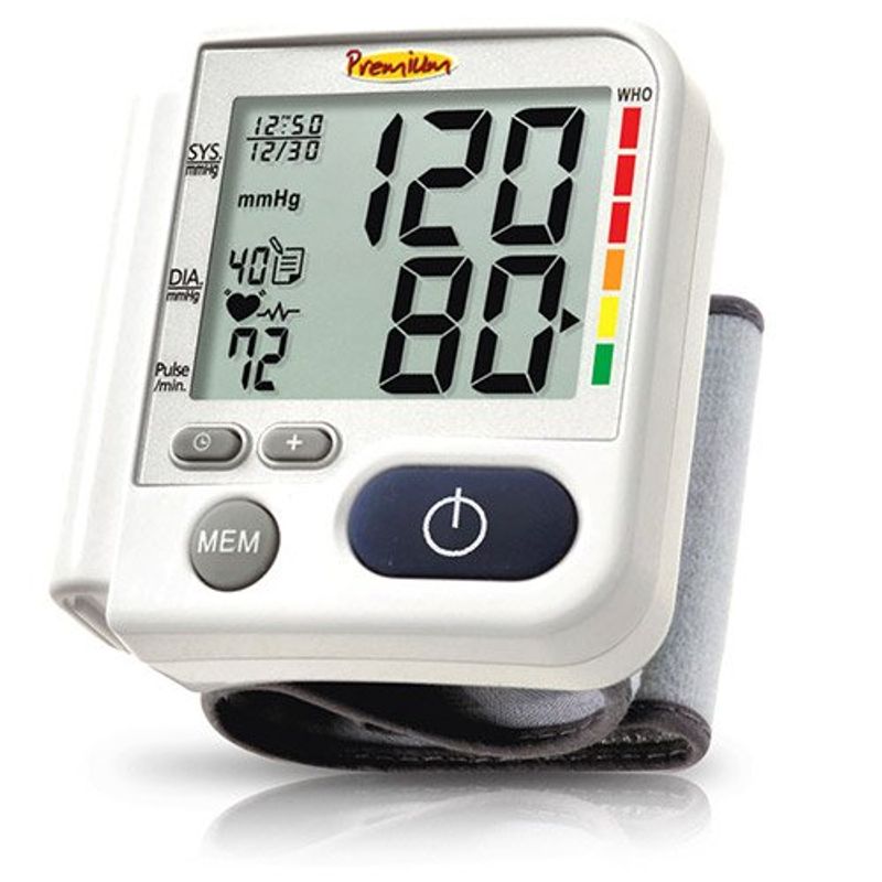medidor de pressão g-tech premium pulso lp200 300g 02 pilhas aaa