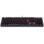 teclado mecânico gamer redragon mitra sigle color usb preto k551-1