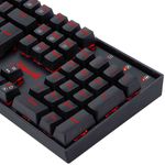 teclado mecânico gamer redragon mitra sigle color usb preto k551-1