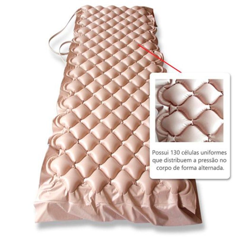 colchão pneumático dellamed air plus 127v 05517 bege (mp)