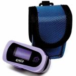 oxímetro portátil g-tech de dedo e pulso roxo oxiolcm