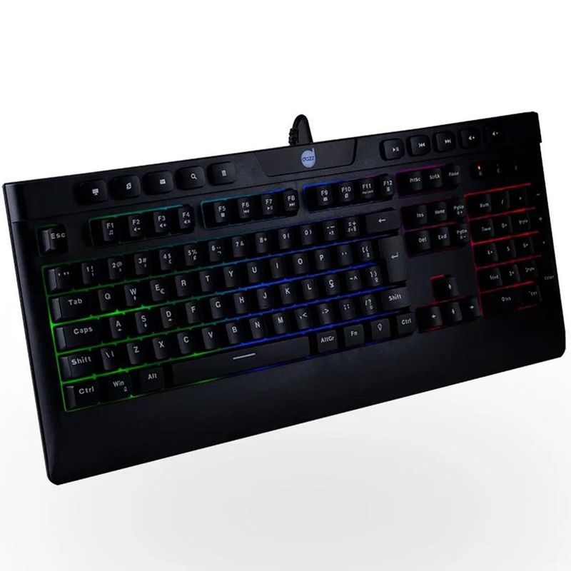 teclado gamer membrana dazz ballistic cinetic preto