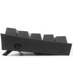 teclado mecânico redragon gamer fizz switch preto e marrom k617-rgb-b