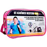kit esfigmomanômetro estetoscópio e termômetro incoterm plus pink (mp)