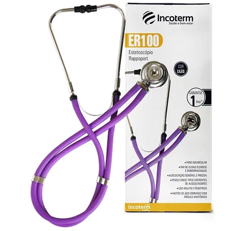 estetoscópio rappaport incoterm lilás (mp)