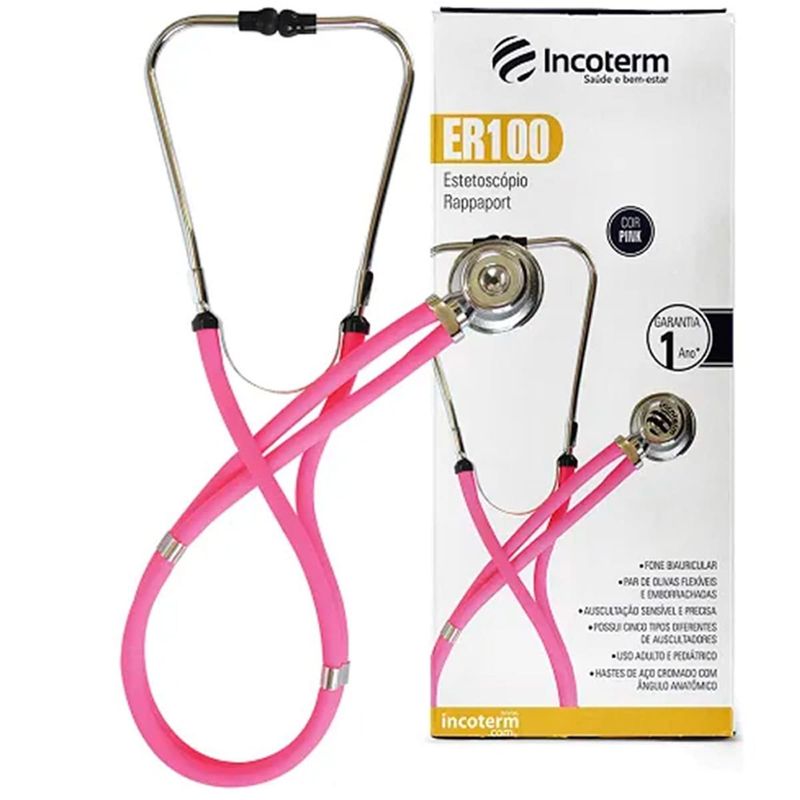 estetoscópio rappaport incoterm pink (mp)