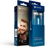 fone de ouvido motorola earbuds 105 branco