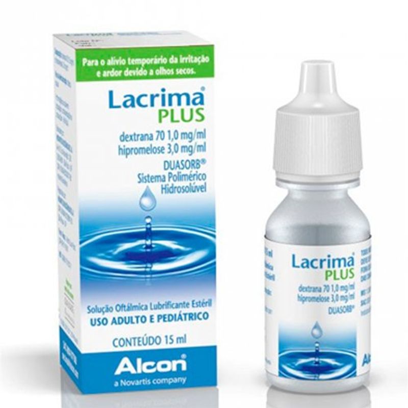 lacrima plus 1+3mg solução oftálmica
