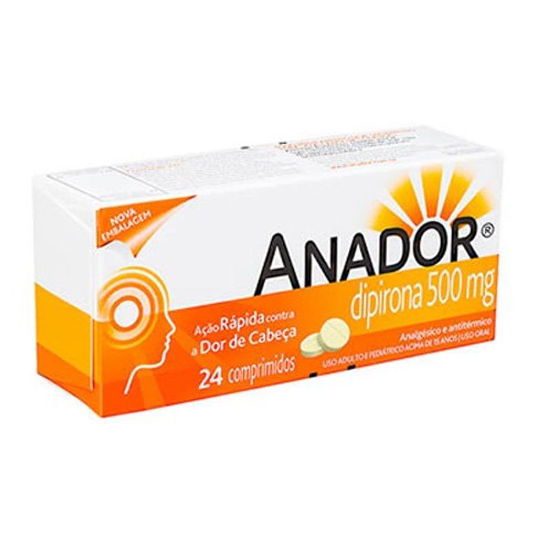 anador 500mg 24 comprimidos