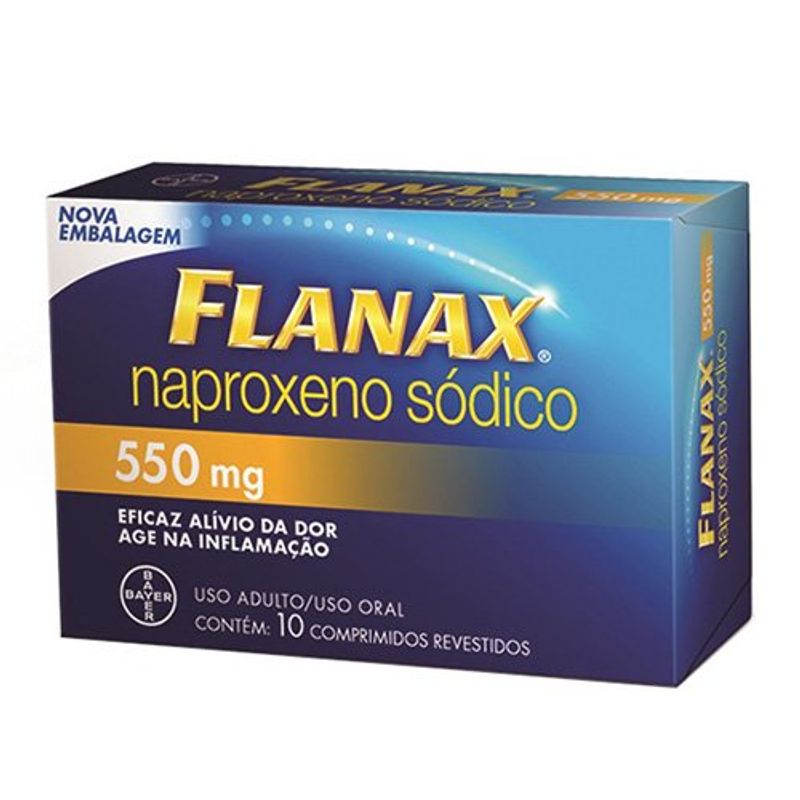 flanax 550mg 10 comprimidos revestidos