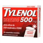 tylenol 500mg 20 comprimidos