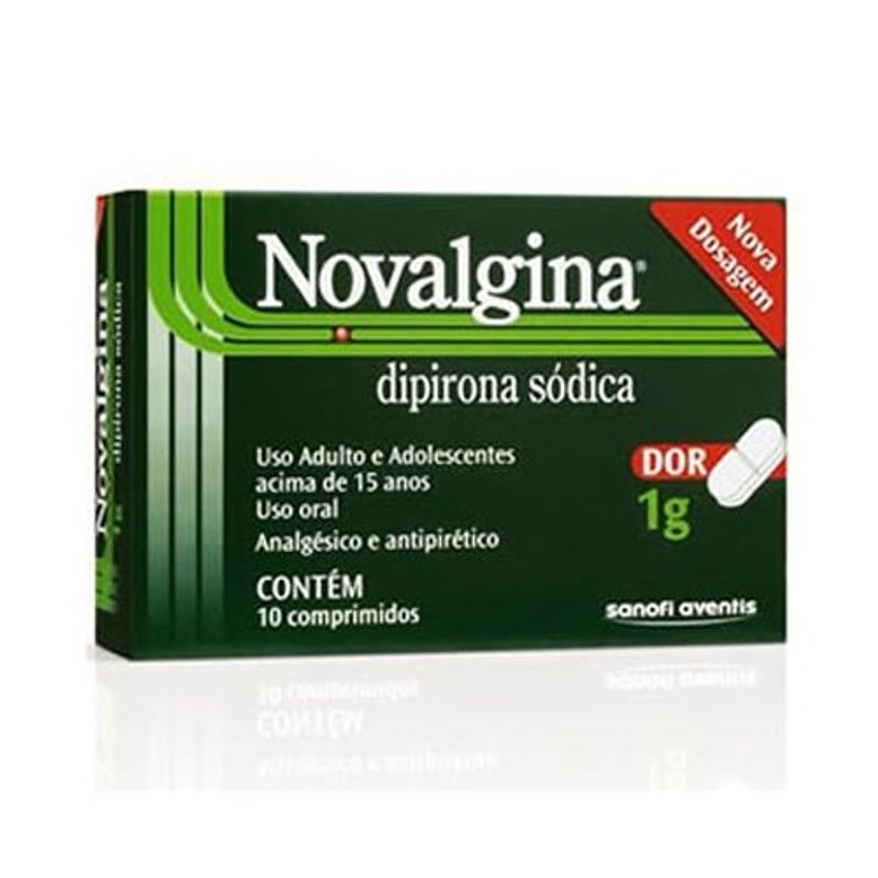 novalgina 1g 10 comprimidos