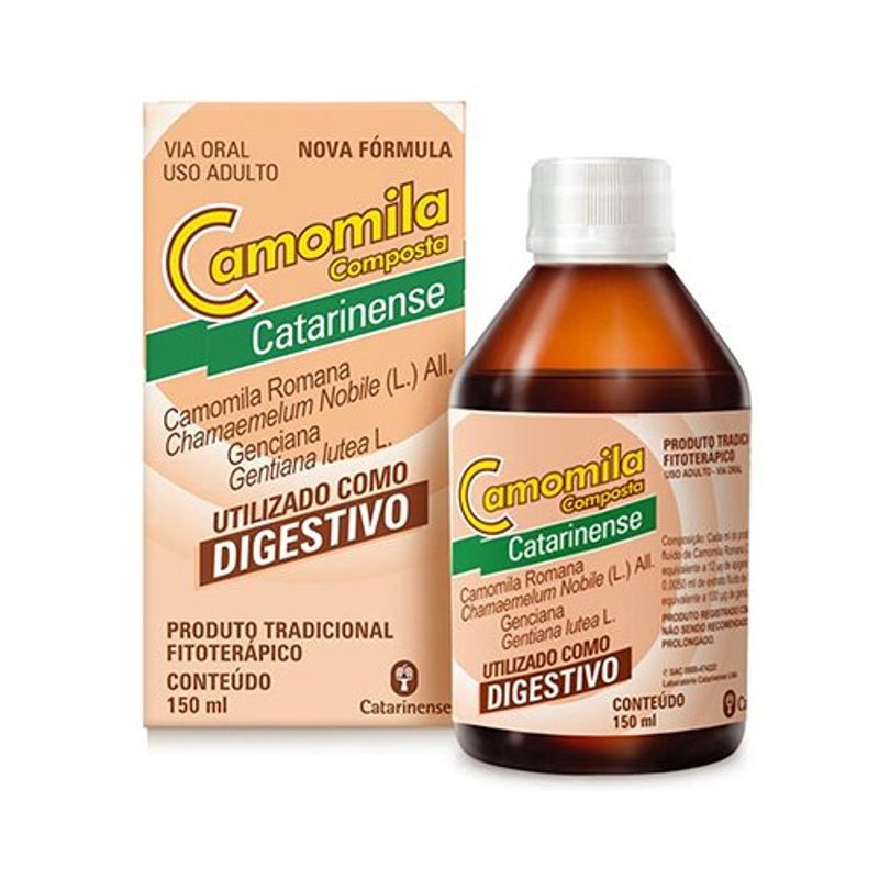 camomila composta catarinense solução oral 150ml