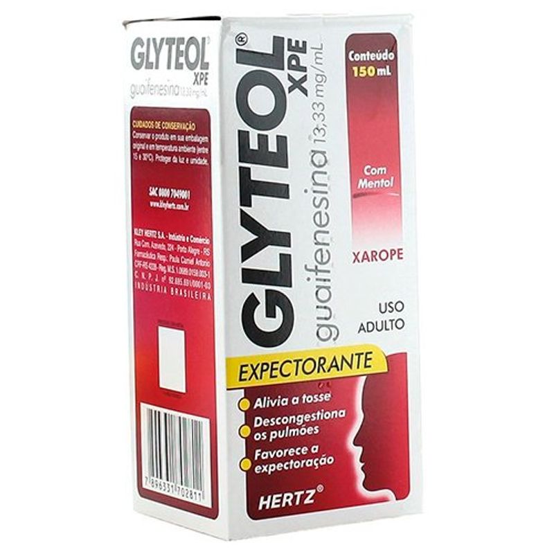 glyteol xarope sabor baunilha 150ml