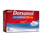 dorsanol 750mg 20 comprimidos multilab