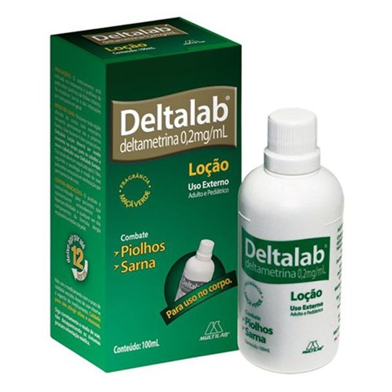 deltalab 0,2mg/ml loção de uso dermatológico frasco 100ml