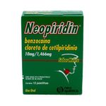 neopiridin 10mg + 1,466mg 12 pastilhas neo química
