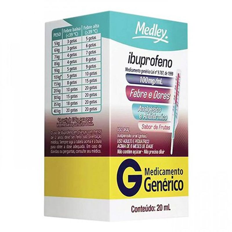ibuprofeno 100mg suspensão