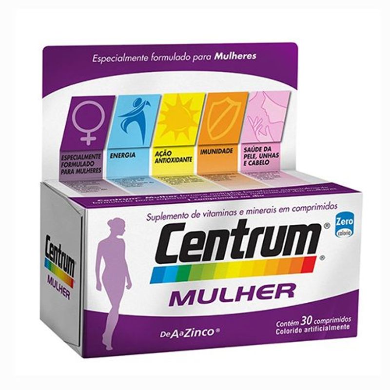 centrum mulher 30 comprimidos