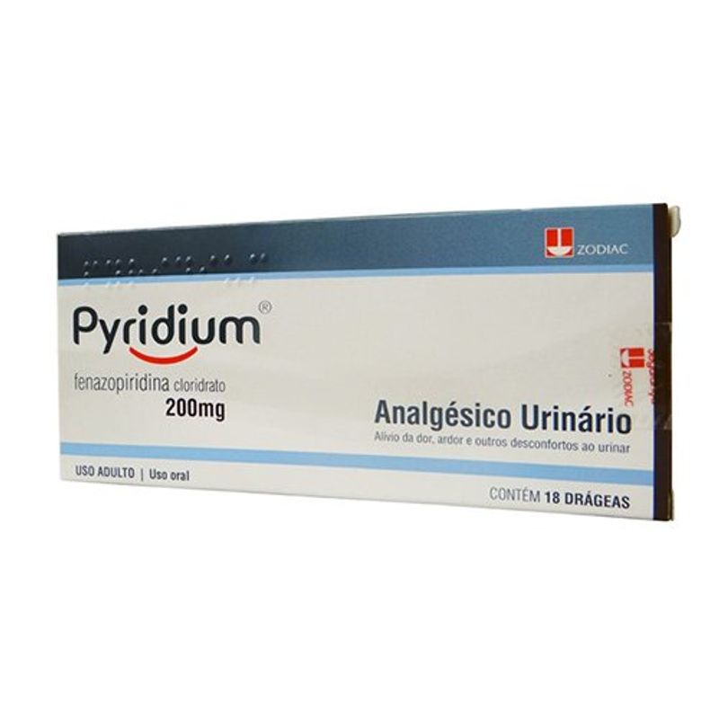 pyridium 200mg 25 drágeas