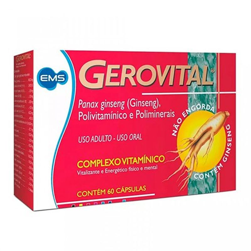 gerovital 60 cápsulas