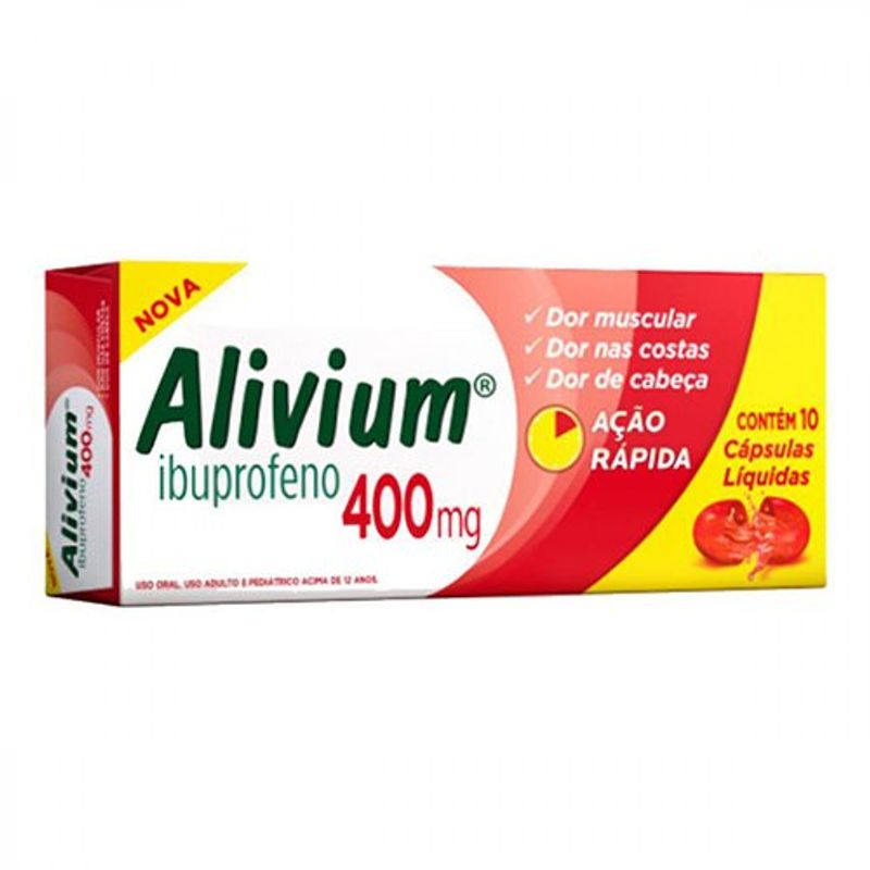 alivium 400mg 10 cápsulas