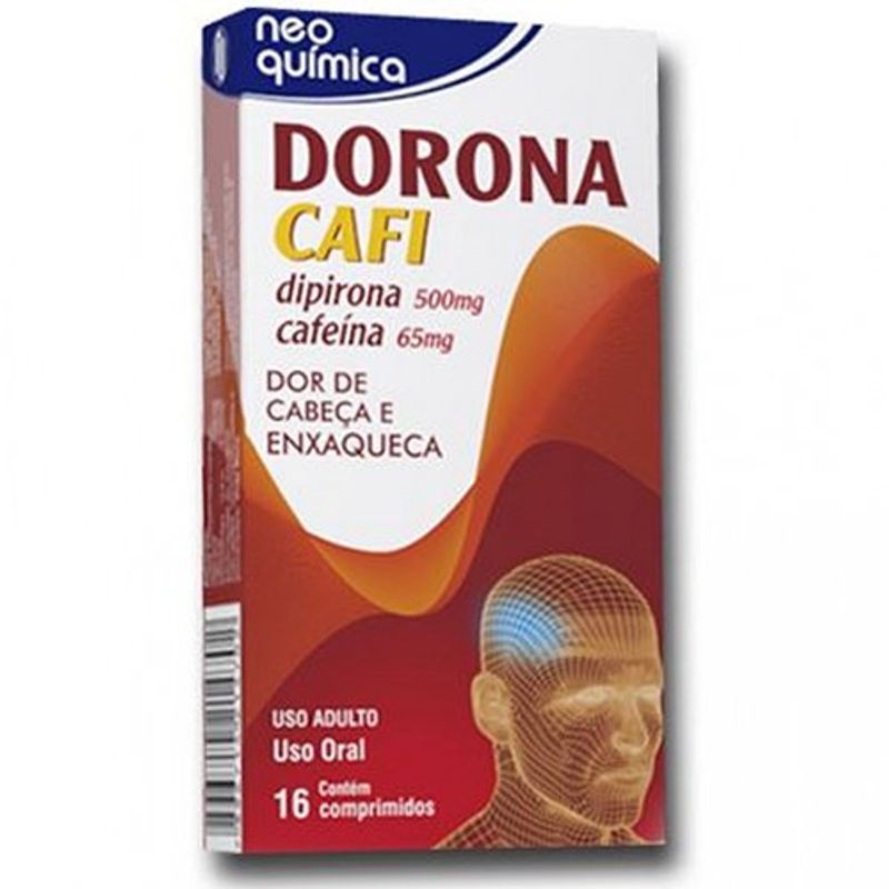 dorona cafi 500+65mg 16 comprimidos
