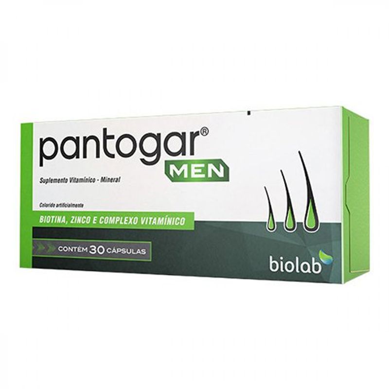 pantogar men 30 cápsulas