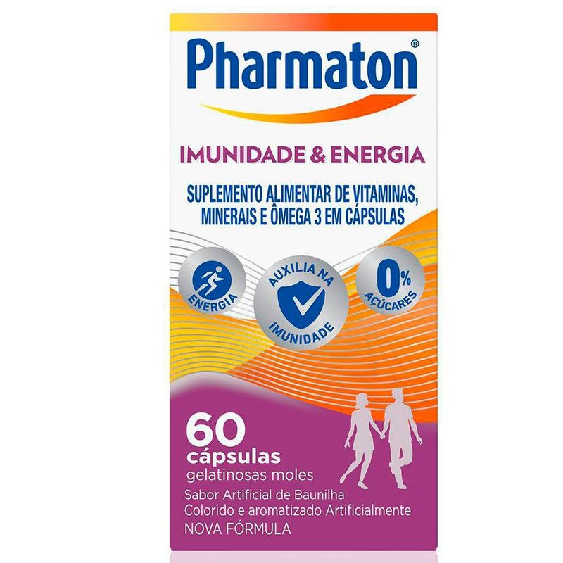 pharmaton imunidade & energia 60 cápsulas