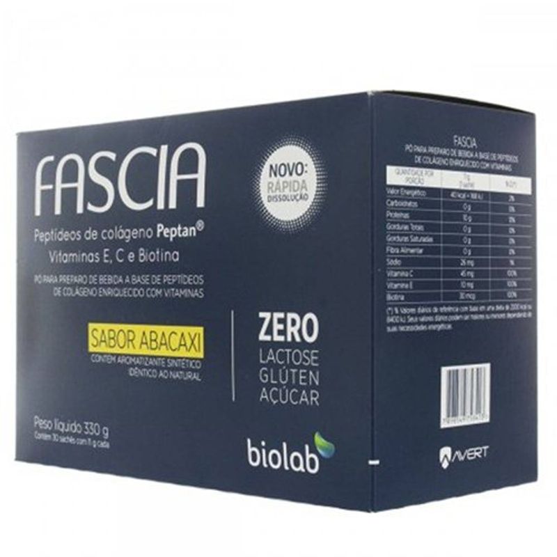 fascia sabor abacaxi 30 sachês