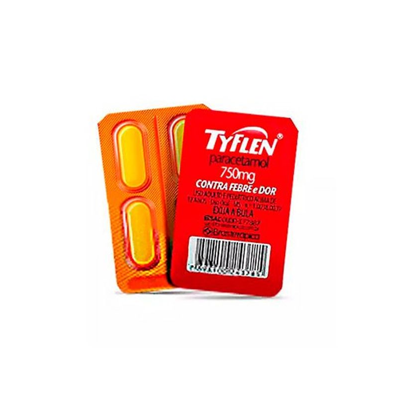 tyflen 750mg blíster 4 comprimidos brasterapica